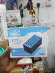20-Port USB Charger Station with 100W & Cooling Fan - 2