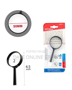5X Large Handheld Magnifying Glass