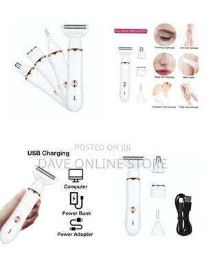 MDHL Mini Electric Shaver MD-HY6005 - 4-in-1 Grooming Kit