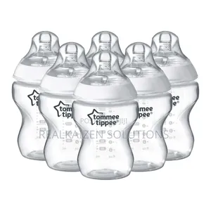 Tommee Tippee Closer to Nature 260ml Easivent Feeding Bottles (Pack of 6)