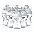 Tommee Tippee Closer to Nature 260ml Easivent Feeding Bottles (Pack of 6) - 1