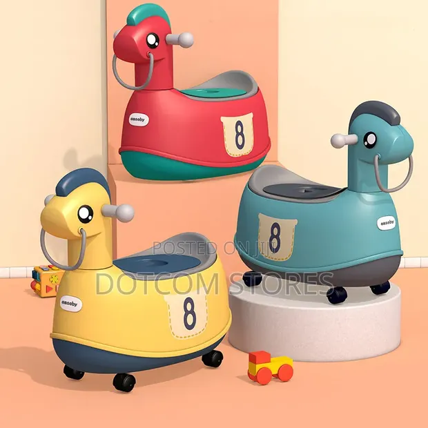 Baby Children's Potty with Wheels - 1