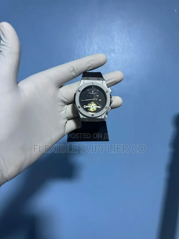 Hublot Watch with Free Ring & Neck Chain - 1