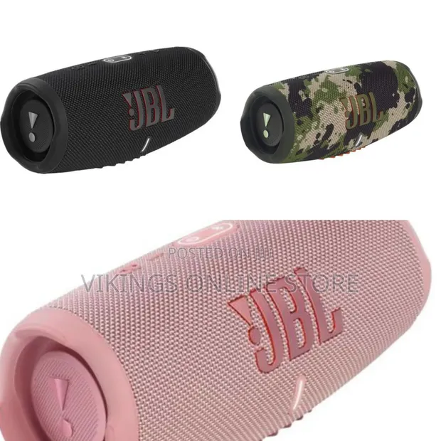JBL Charge 5 Portable Waterproof Bluetooth Speaker - 1