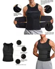 Men's Zipper Waist Trainer Vest - Neoprene Body Shaper - 1