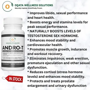 Andro-T Natural Testosterone Booster Capsules