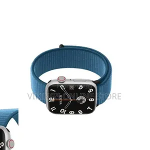Green Lion Active SE Smart Watch - Silver, Sky Blue Fabric Loop