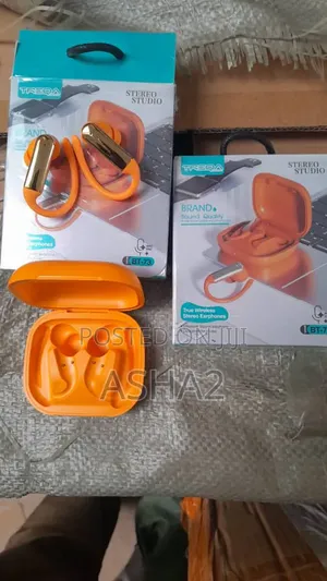 Brand New Wireless Stereo Earphones - BT-73 Orange