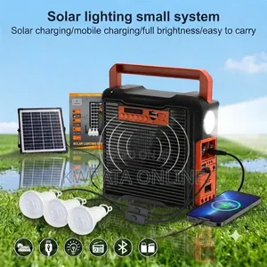 EP-395BT Portable Solar Lighting System with FM & Bluetooth