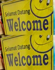 5 Pieces A4 Welcome Signage Stickers - 1
