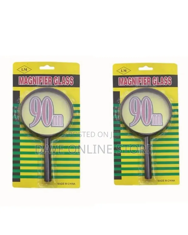 90mm High-Definition Optical Handheld Magnifying Glass - 1