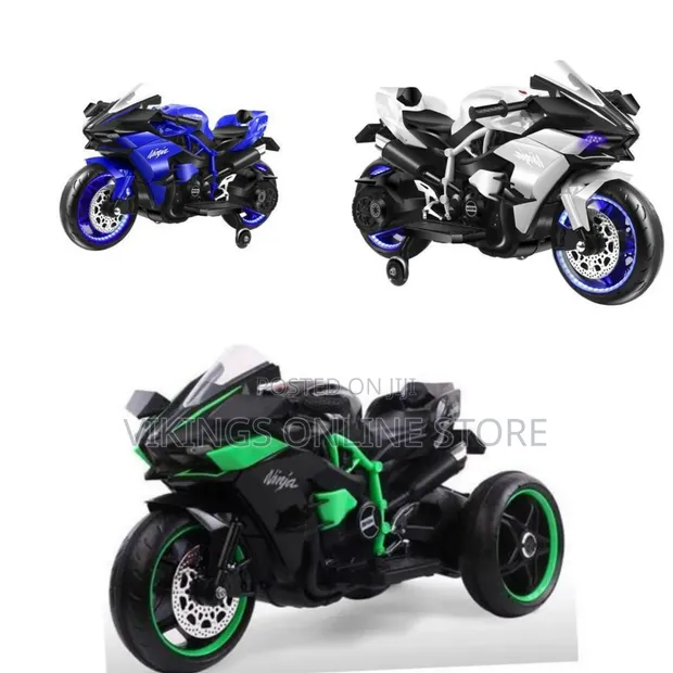 Moni Ninja 12V Children's Electric Ride-on Motorcycle - 1