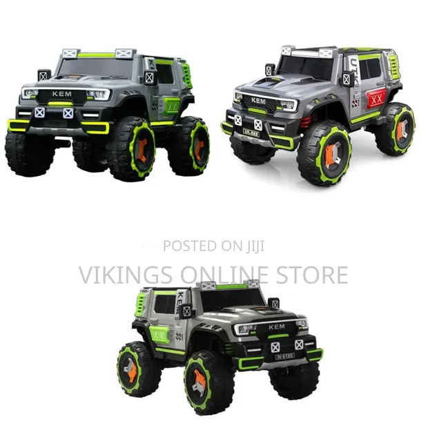 12V Battery-Operated Children's Electric Ride-on Off-Road Jeep - 1