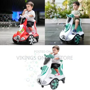 6V Dual-Drive Kids' Electric Bubble Scooter