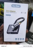 Go-Des 2-in-1 Lightning to 3.5mm Adapter - 2