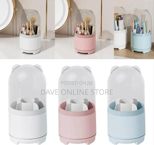 Makeup Brush Storage Box - 5 Grids - 1