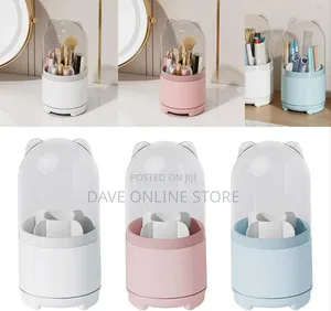 Makeup Brush Storage Box - 5 Grids