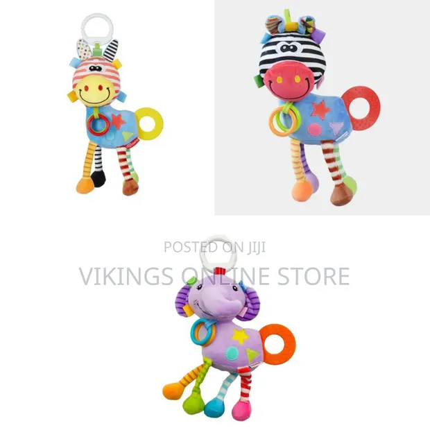 Infant Sensory Hanging Rattle and Teether Toys - 1