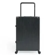3-Piece Aluminum Frame Luggage Set - Black, 20" 24" 28" Hardshell Suitcases - 4