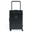 3-Piece Aluminum Frame Luggage Set - Black, 20" 24" 28" Hardshell Suitcases - 5