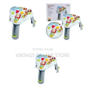 Multifunction Early Learning Activity Desk - 3-in-1 Interactive Toy