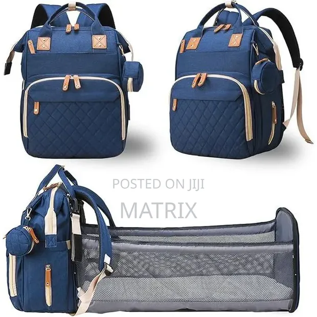 2-in-1 Baby Bed & Backpack Diaper Bag - 1