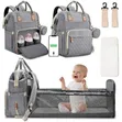 2-in-1 Baby Bed & Backpack Diaper Bag - 2