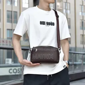 Leather Crossbody Shoulder Bag for Travel & Work