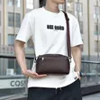 Leather Crossbody Shoulder Bag for Travel & Work - 1