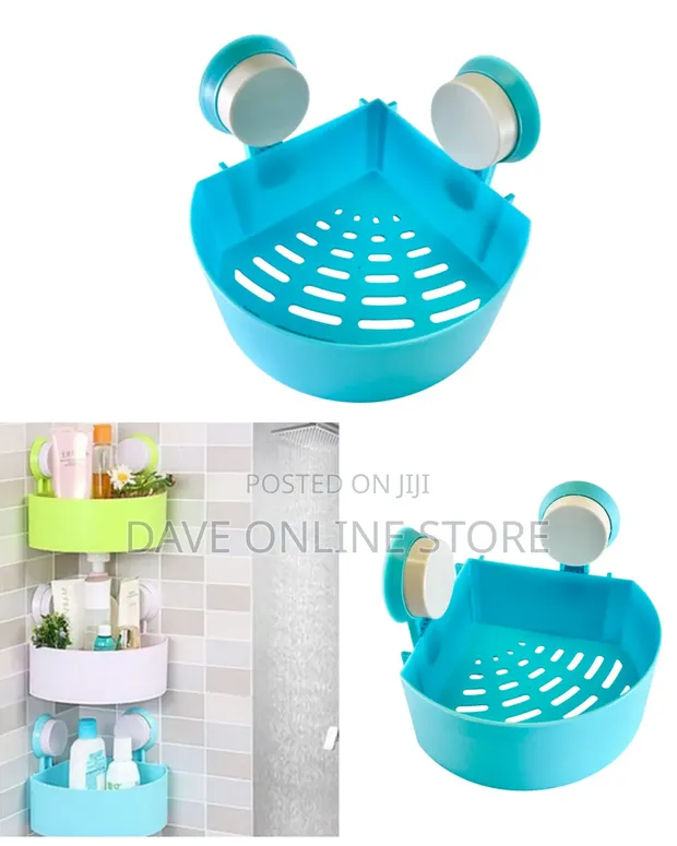 7x8x3 Inch Triangle Corner Shower Basket - 1