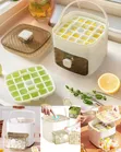 Double Layer Ice Box Ice Cube Tray - 1
