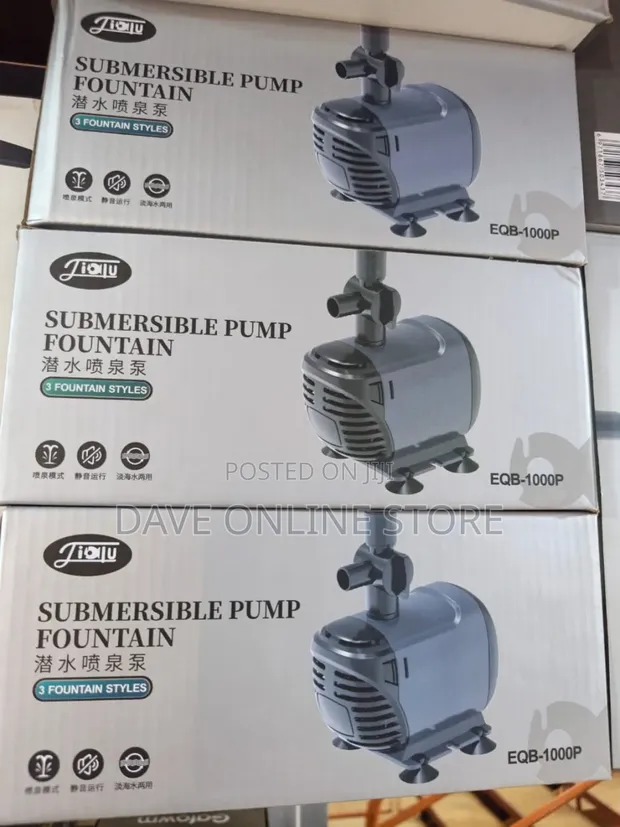 Jialu Submersible Pump Fountain (Model EQB-1000P) - 1