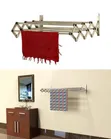 Stainless Steel Folding Wall Mounted Clothes Drying Rack - 1