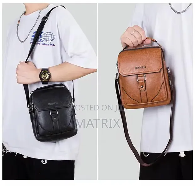 Crossbody Bags | Vegan Leather Messenger Bag - 1
