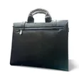 Montblanc-Inspired Leather Laptop Briefcase Bag with Buckle Closures - 5
