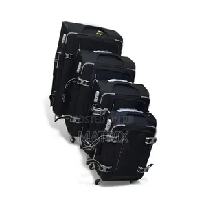 4-Piece Travel Suitcase Set with Spinner Wheels