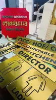 Custom Door Labels and Signs - 4