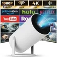 180 Degree Portable Smart Mini Projector with Rotatable Stand - 1