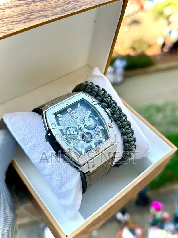 Hublot Geneva Men's Watch with Bangle - 1