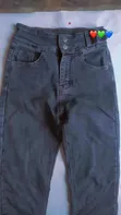 Women's Warm Polycotton Jeans - Ash Colour - 1