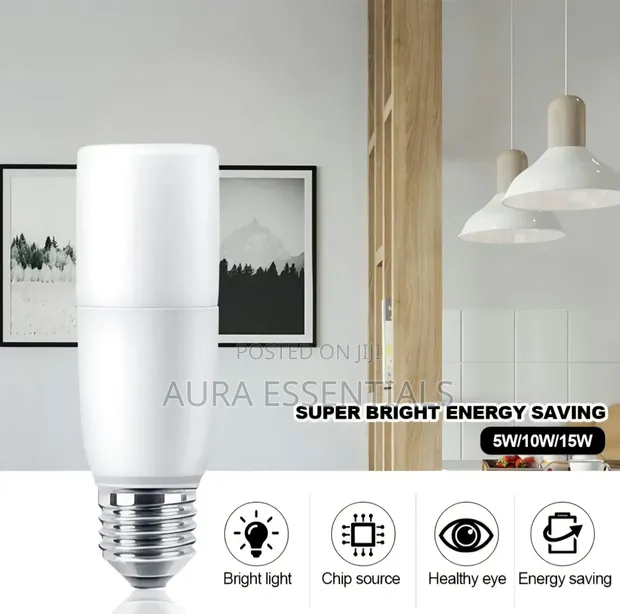 2pcs Energy Saving E27 LED Stick Bulb - 1