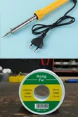 2-in-1 Electric Soldering Iron with Solder Wire - 1