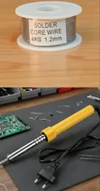 2-in-1 Electric Soldering Iron with Solder Wire - 2