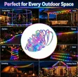 10m Outdoor Waterproof Solar Rope Light - 3