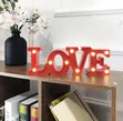 Red Plastic 'LOVE' LED Marquee Sign - 2