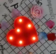 Heart-Shaped LED Decorative Night Light - 3