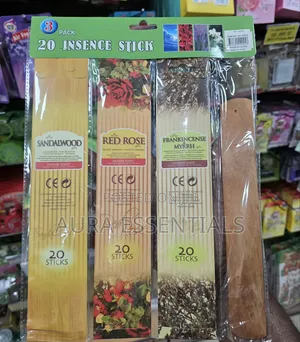 3-Pack Scented Incense Sticks with Ash Catcher