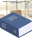 Mini Storage Book Safe with Key Lock - 3