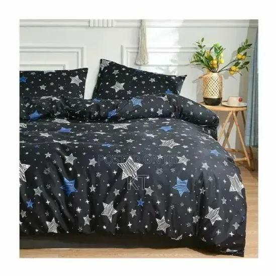 Classic Duvet Set - White & Black Floral - 1