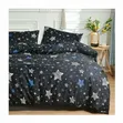 Classic Duvet Set - White & Black Floral - 1